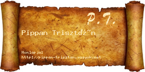 Pippan Trisztán névjegykártya